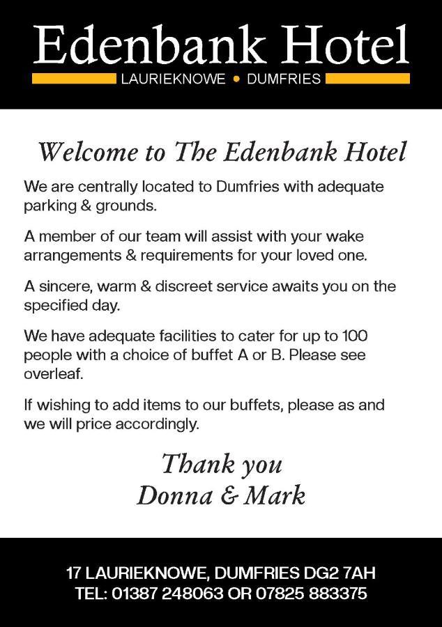 דומפריס Edenbank Hotel מראה חיצוני תמונה